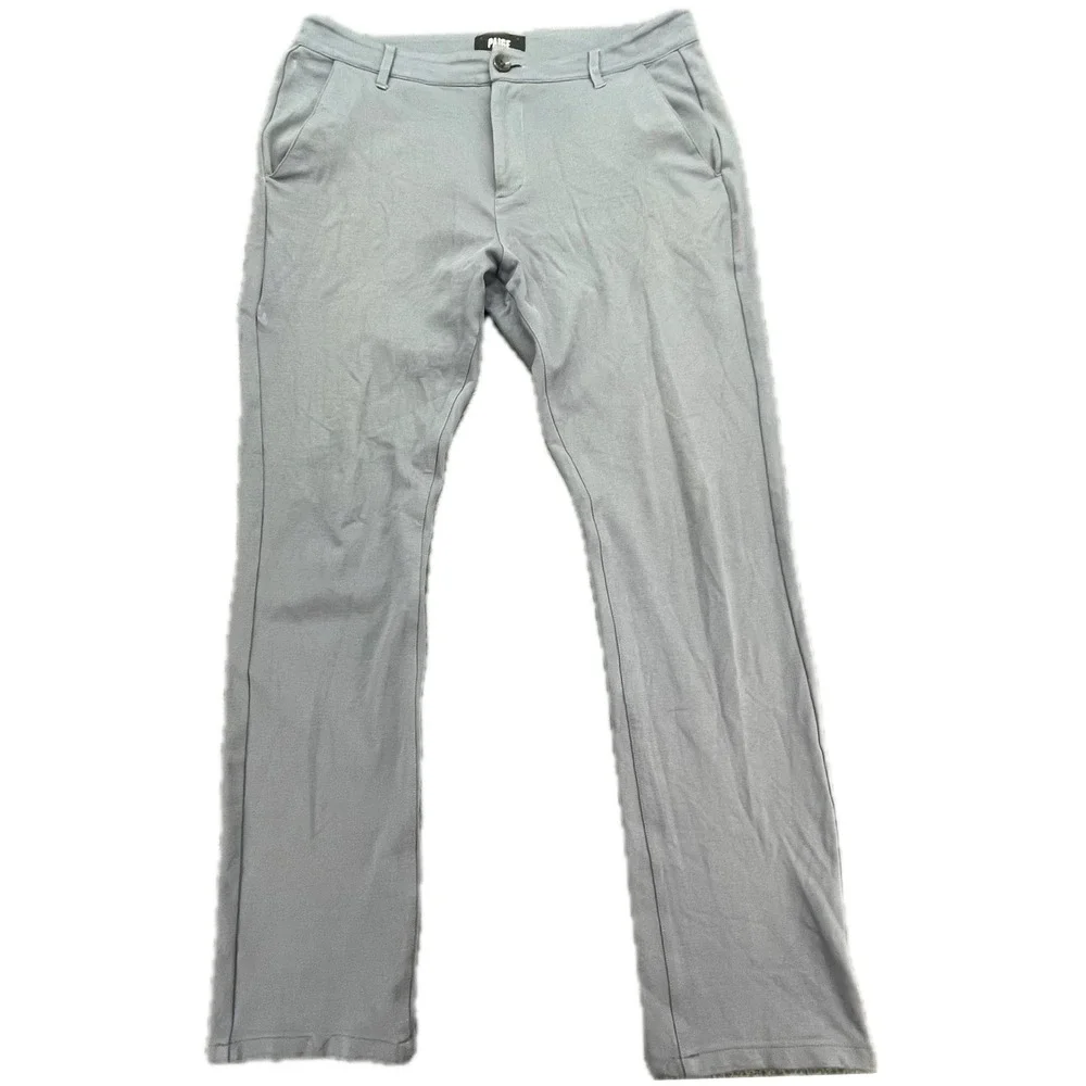 PAIGE Stafford‎ Trousers Men's Ocean Storm Stretch Performance Pants Size 33x29